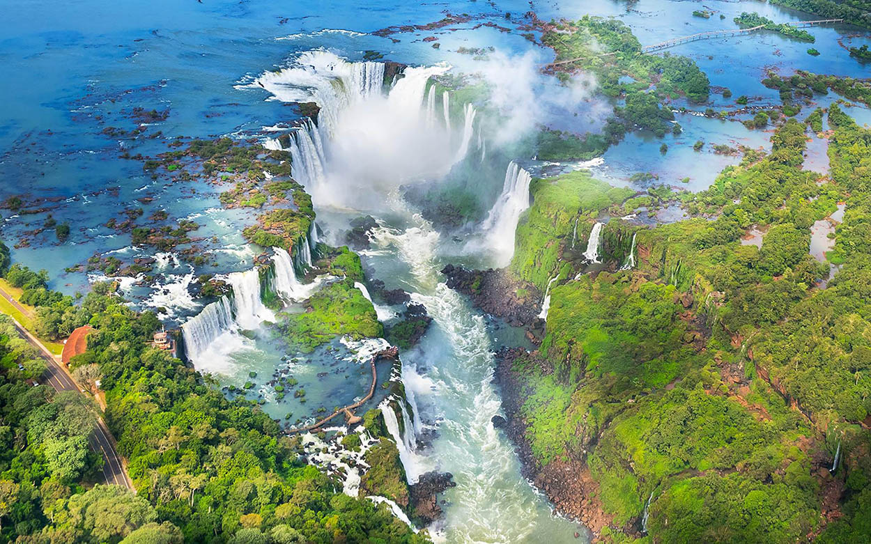 vista aérea de iguazú